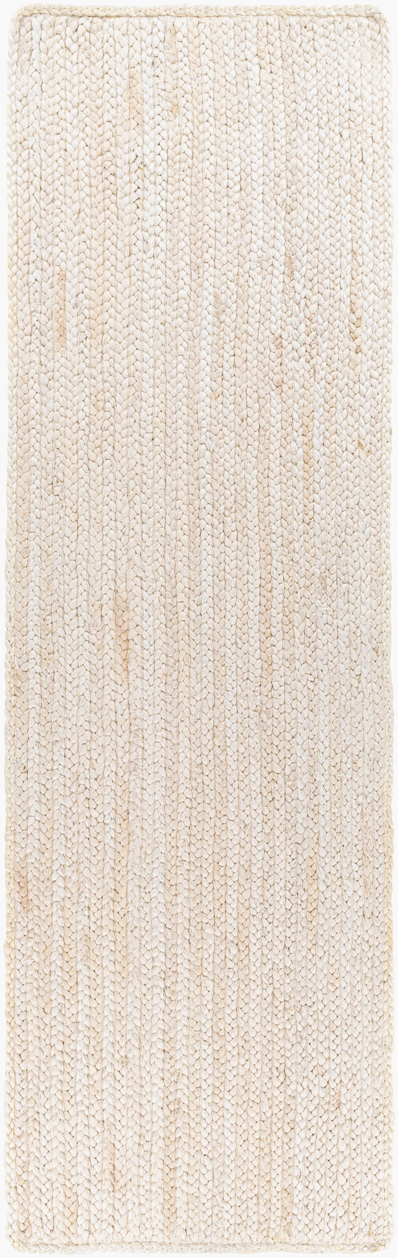 Tapete Natural Braids Blanco - 76x244cm (Pasillo)