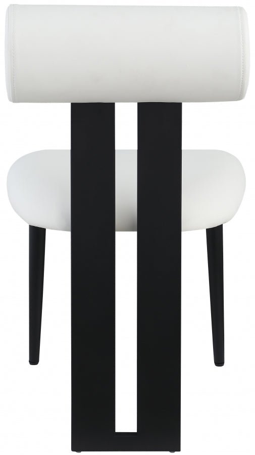 Silla de Comedor Dario de cuero vegano - Daaq Interiores