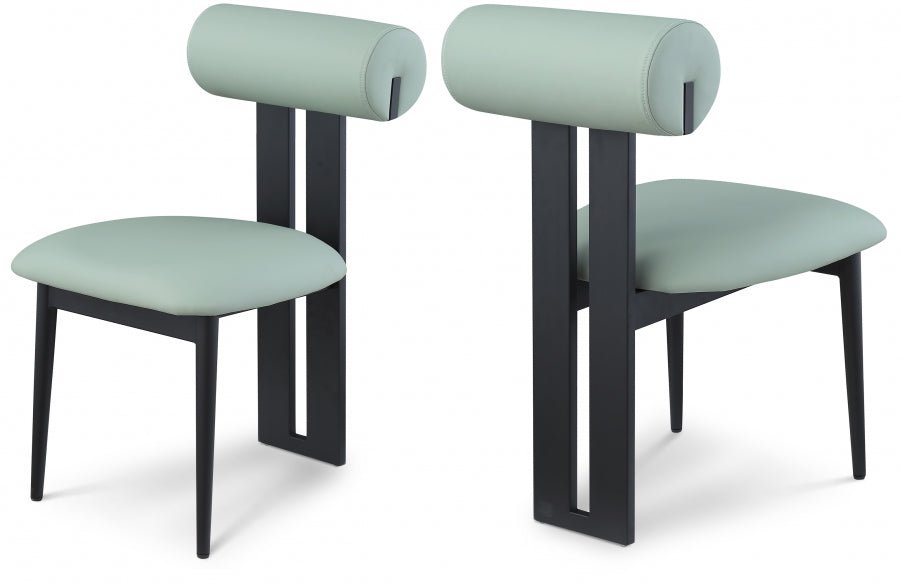 Silla de Comedor Dario de cuero vegano - Daaq Interiores
