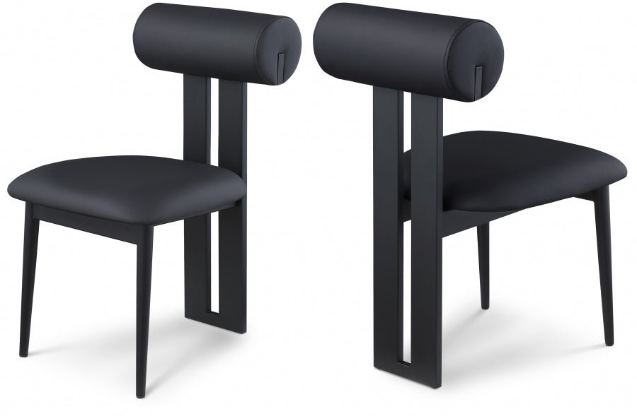 Silla de Comedor Dario de cuero vegano - Daaq Interiores