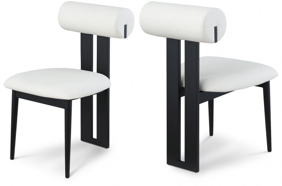 Silla de Comedor Dario de cuero vegano - Daaq Interiores