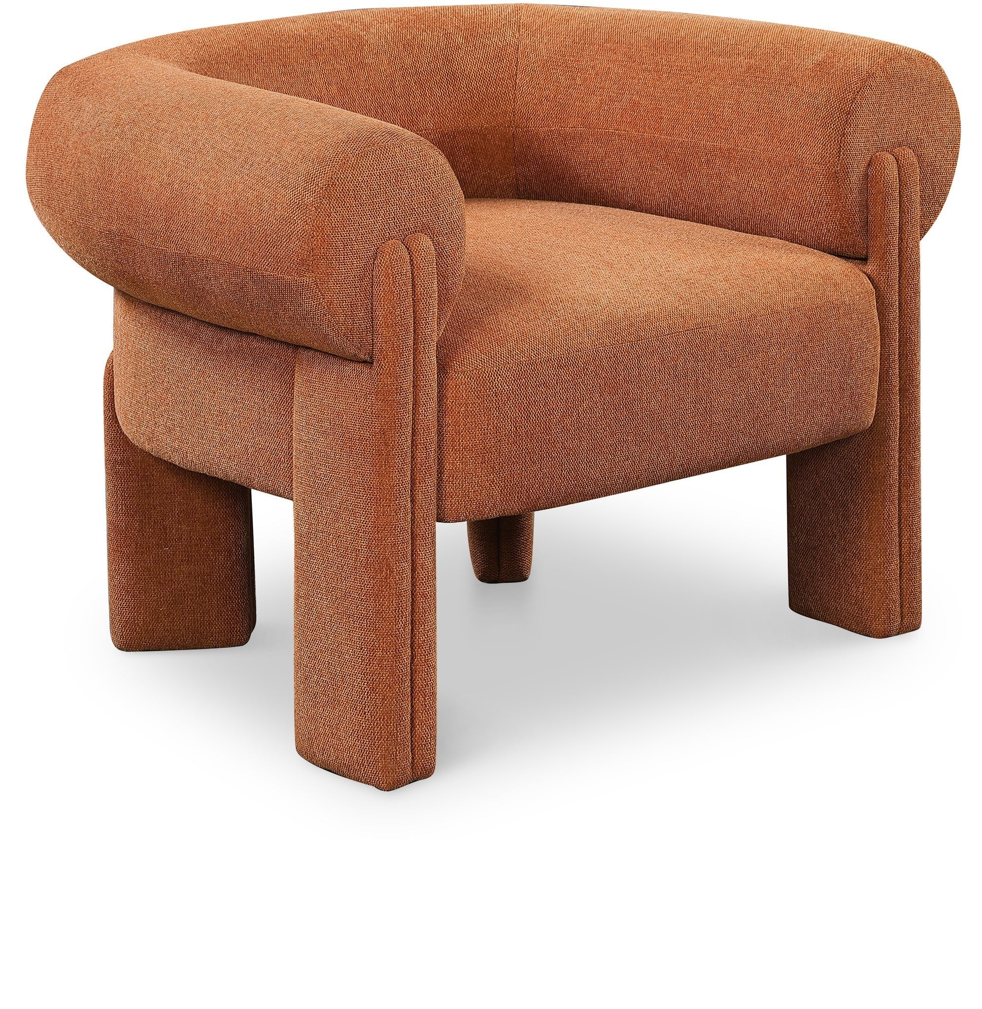 Silla Ocasional Decorativa De Tela Stefano - Daaq Interiores