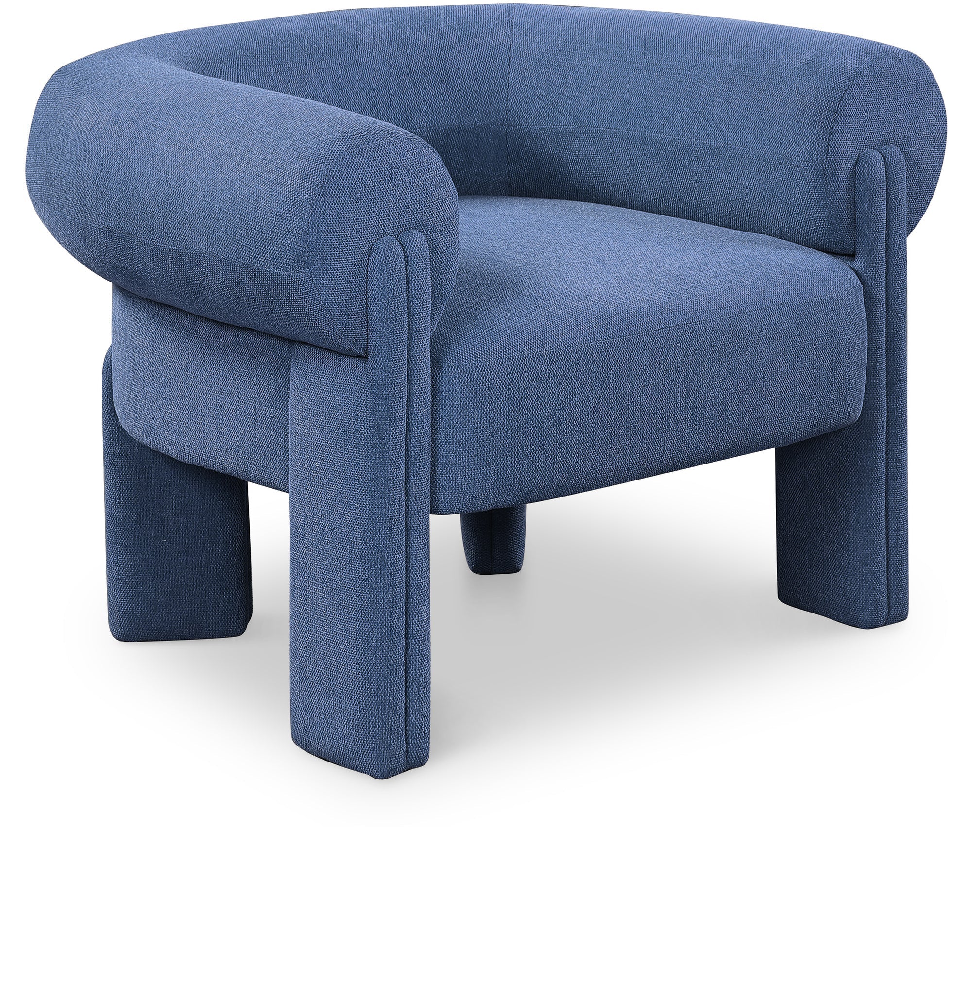 Silla Ocasional Decorativa De Tela Stefano - Daaq Interiores