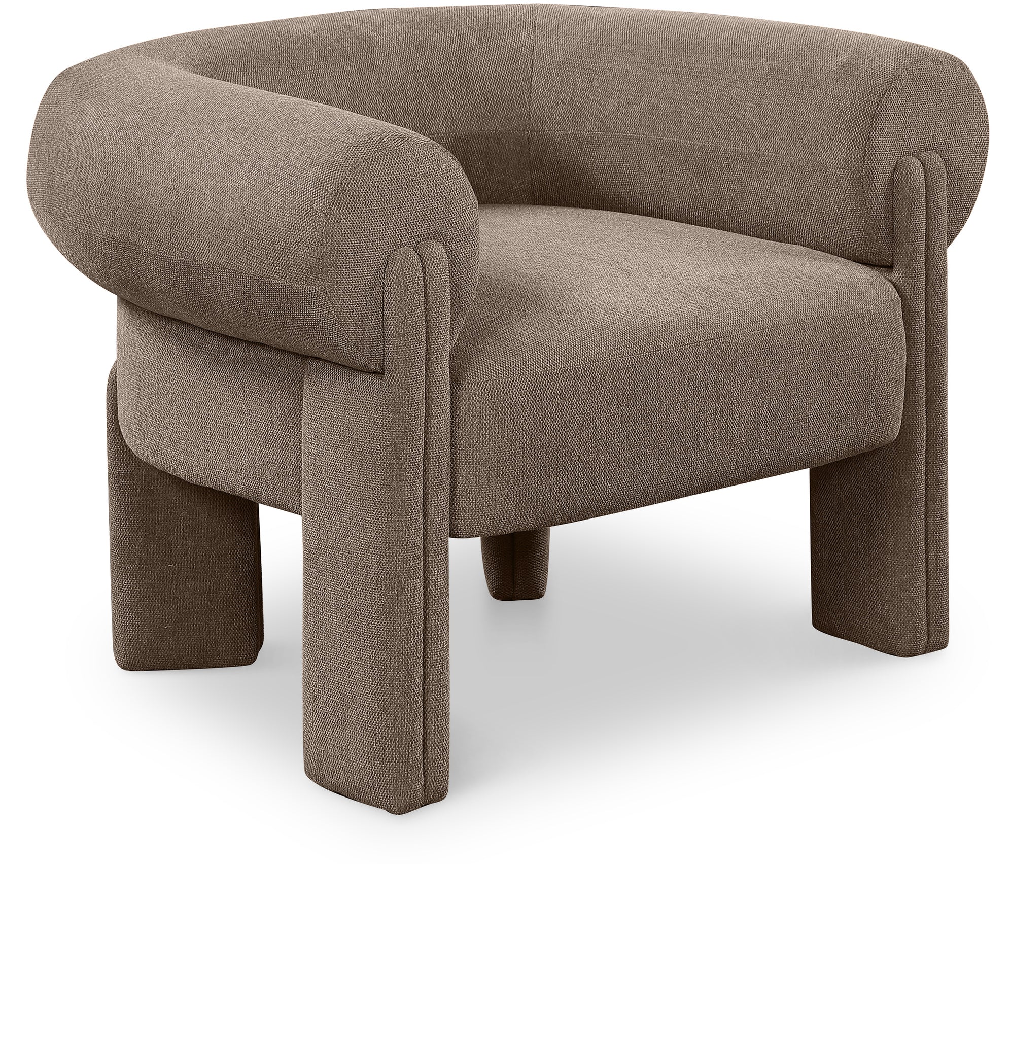 Silla Ocasional Decorativa De Tela Stefano - Daaq Interiores