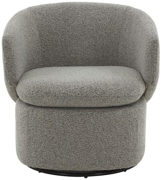 Silla Ocasional Giratoria Phyllis Boucle - Daaq Interiores