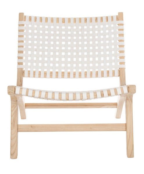 Sillon Ocasional Tejido De Cuero Luna - Daaq Interiores
