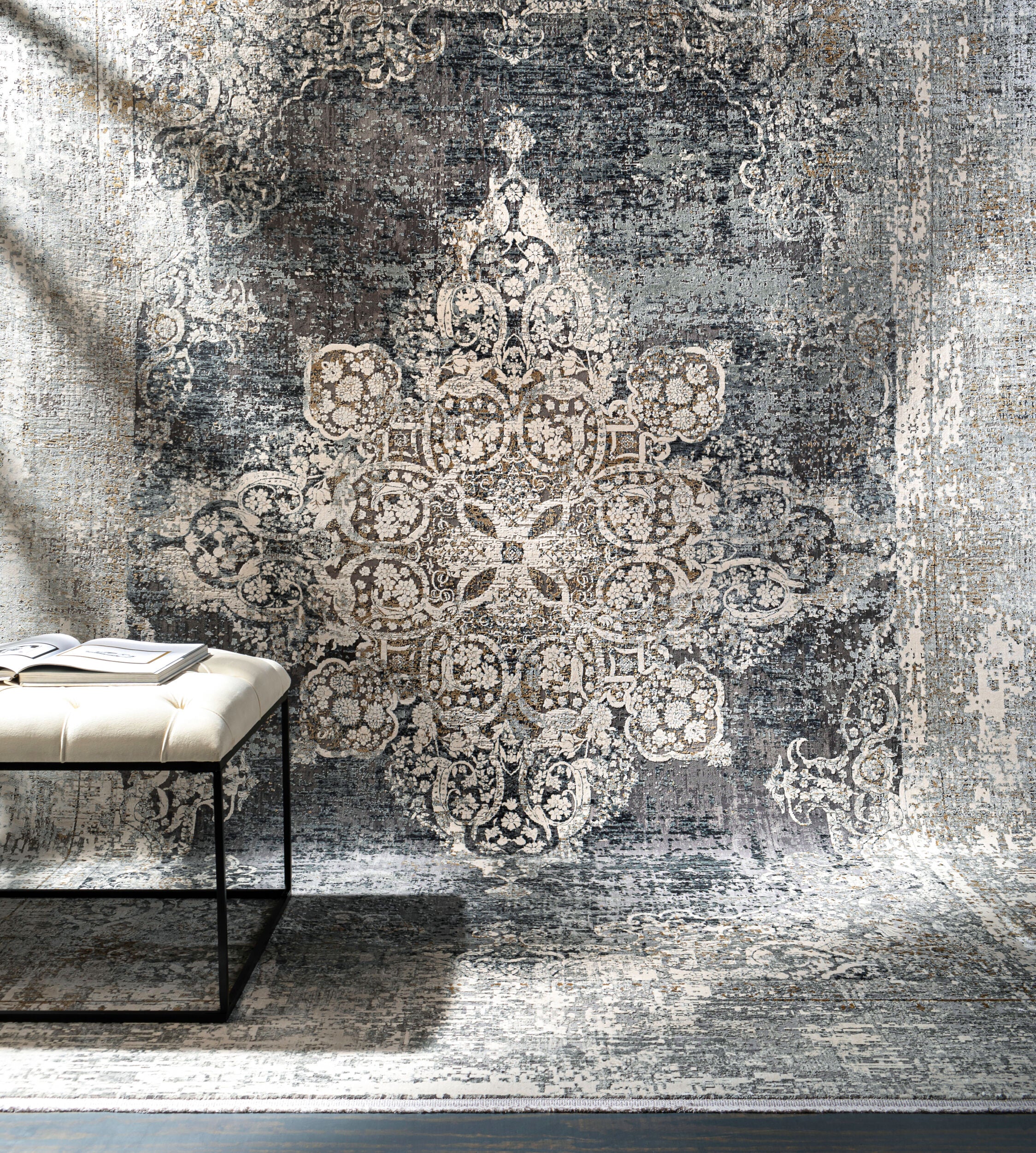 Tapete Solar Gris Plata