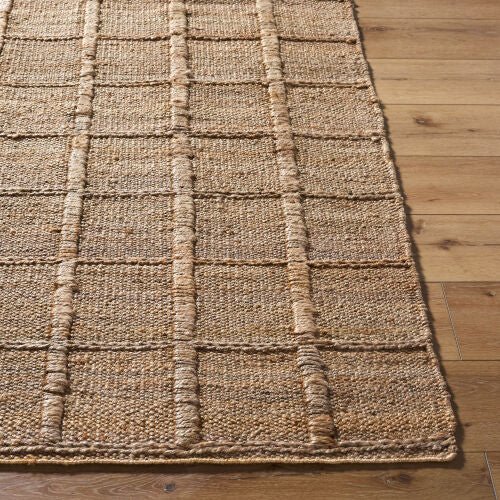 Tapete Damon Beige de Yute - Daaq Interiores