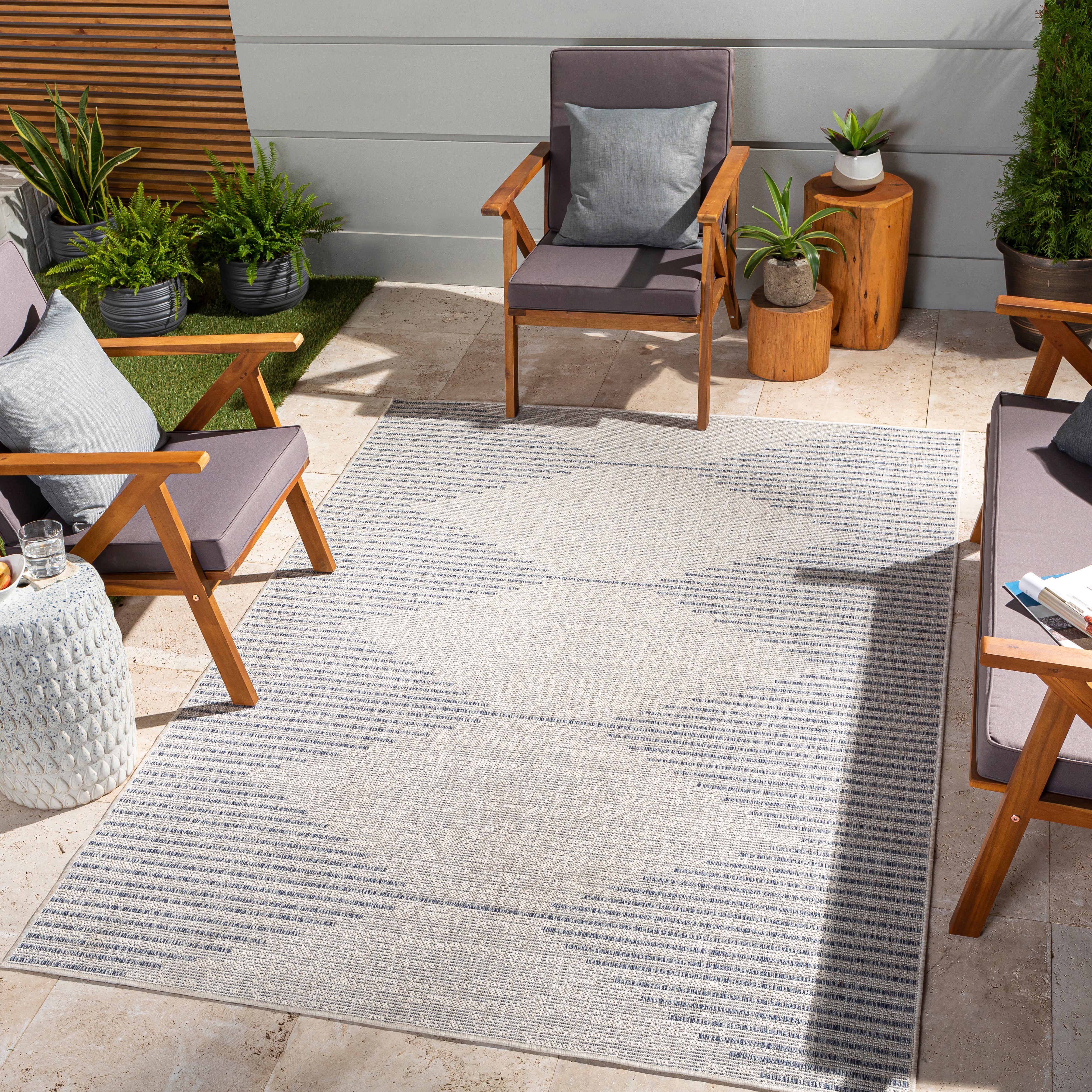 Tapete Eagean Rombos Taupe - Daaq Interiores