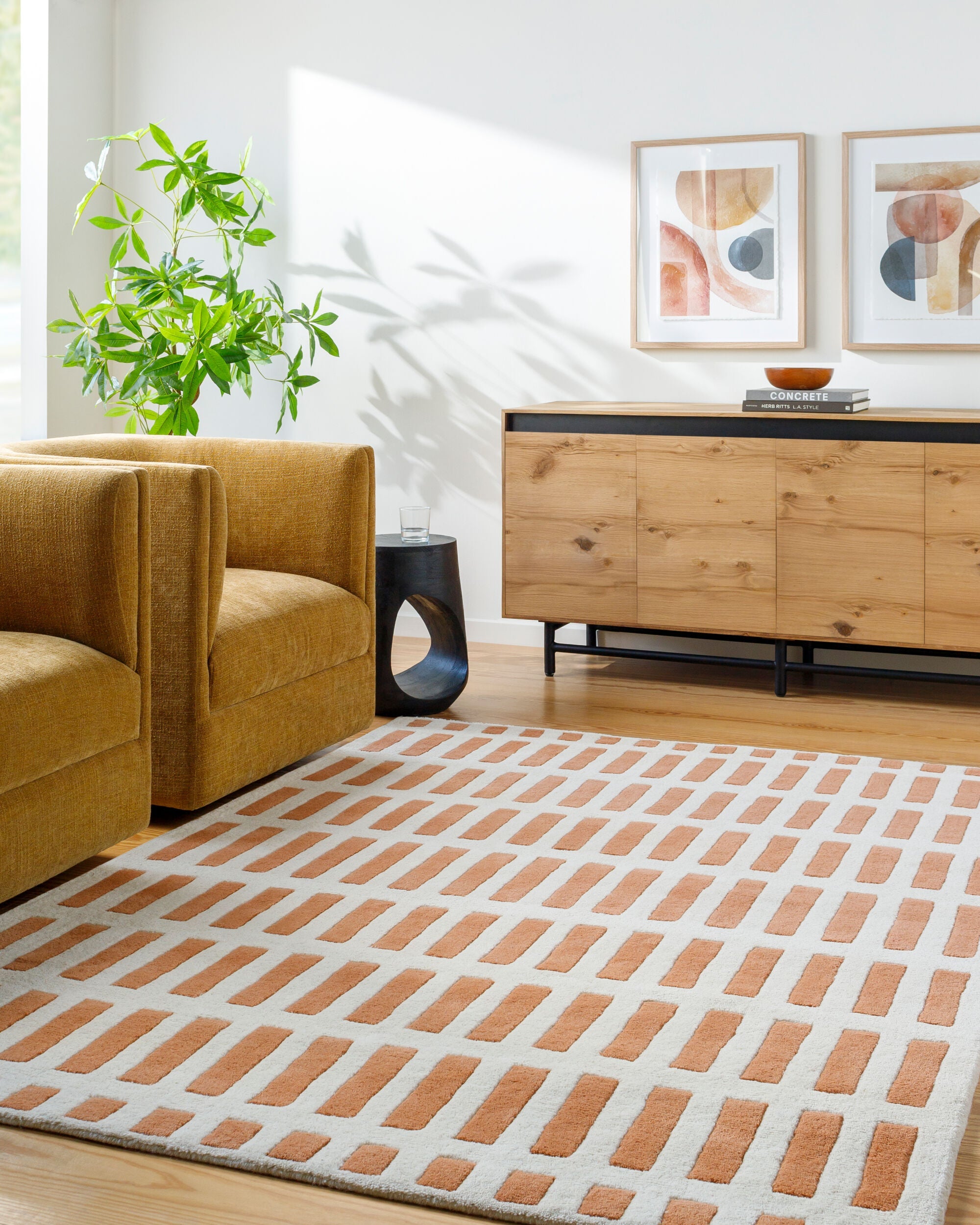 Tapete Jason Wu Naranja - Daaq Interiores