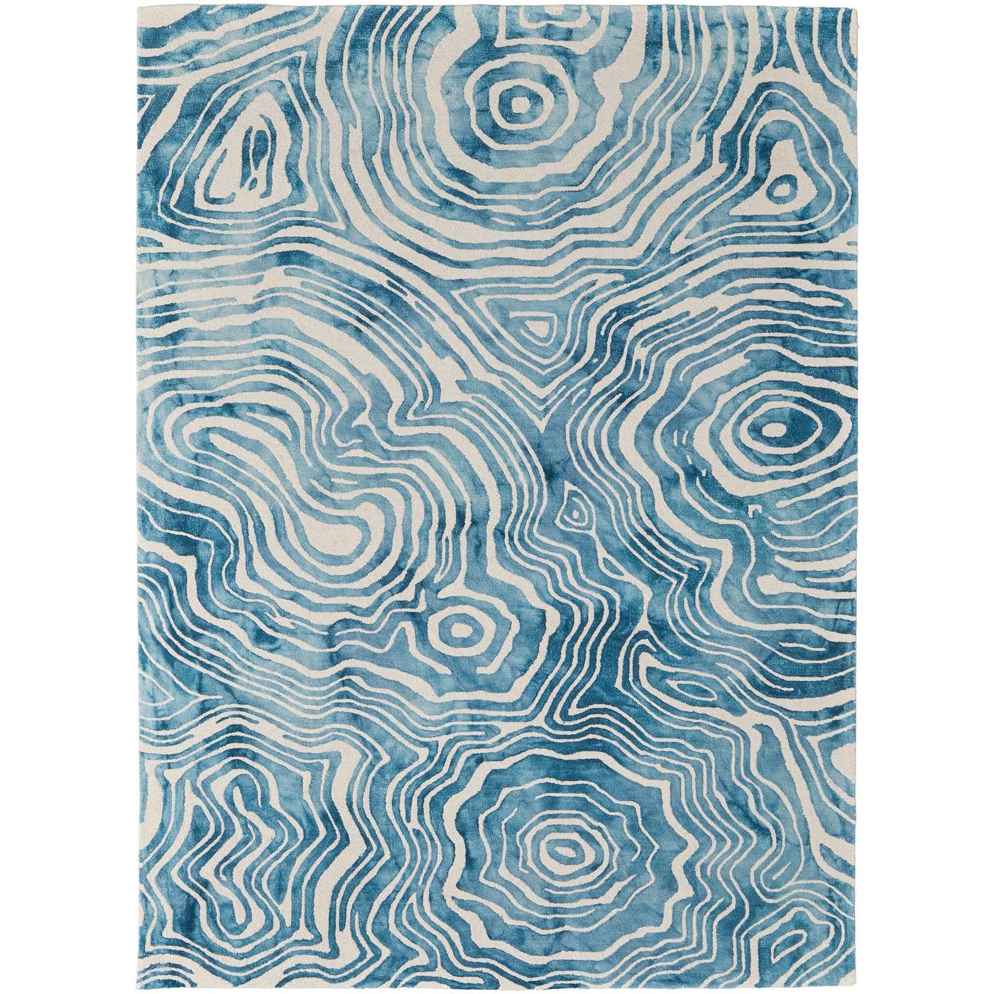 Tapete Mar Blue Ivory - Daaq Interiores