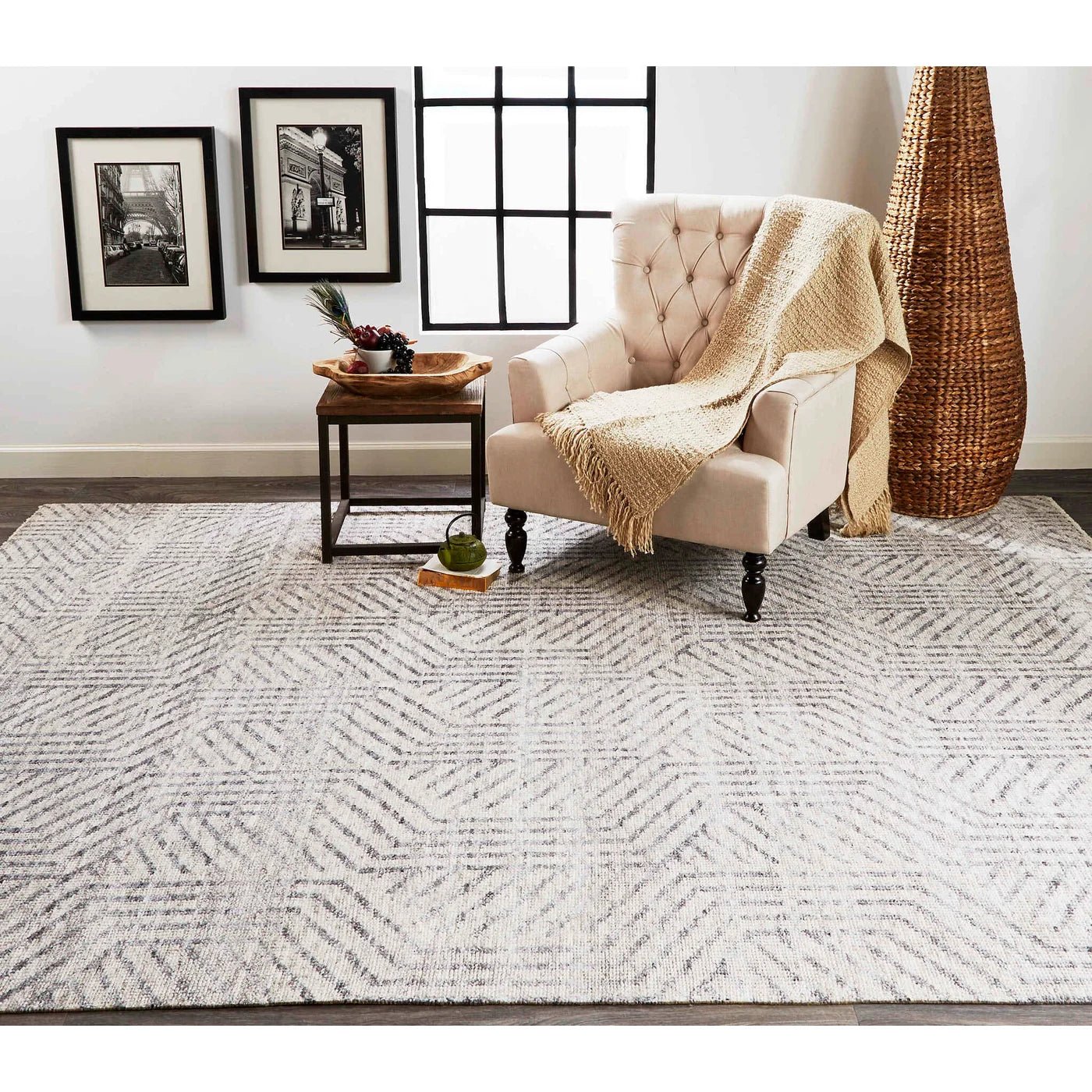 Tapete Vivien Beige - Daaq Interiores